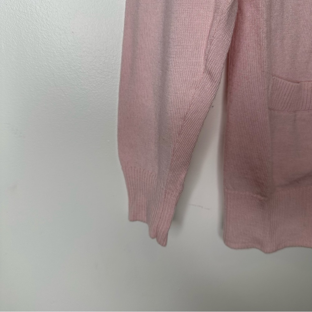 Lord & Taylor Extra Fine Merino wool button down  light pink women’s shirt - Picture 8 of 8